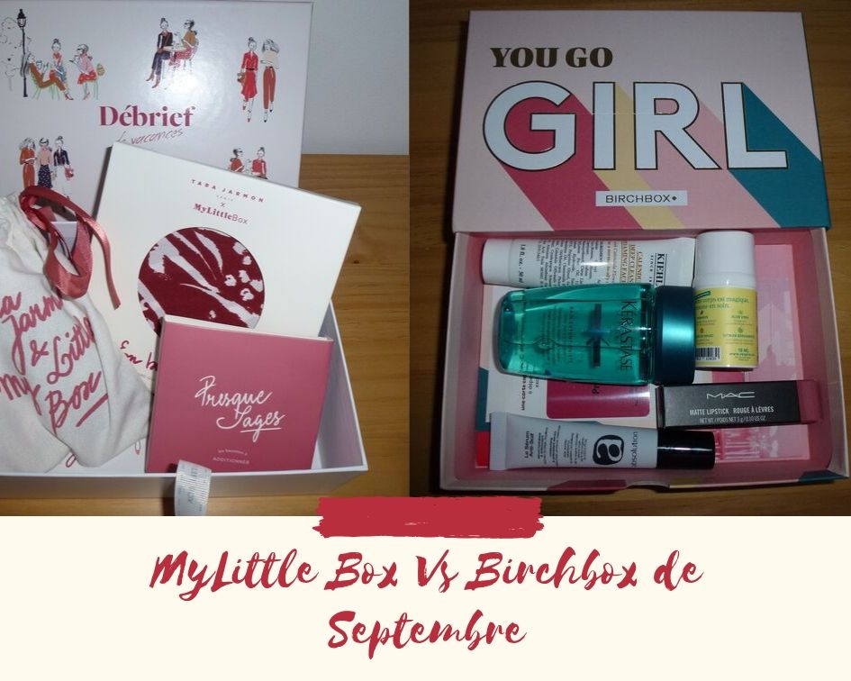 MyLittle Box Vs Birchbox de Septembre